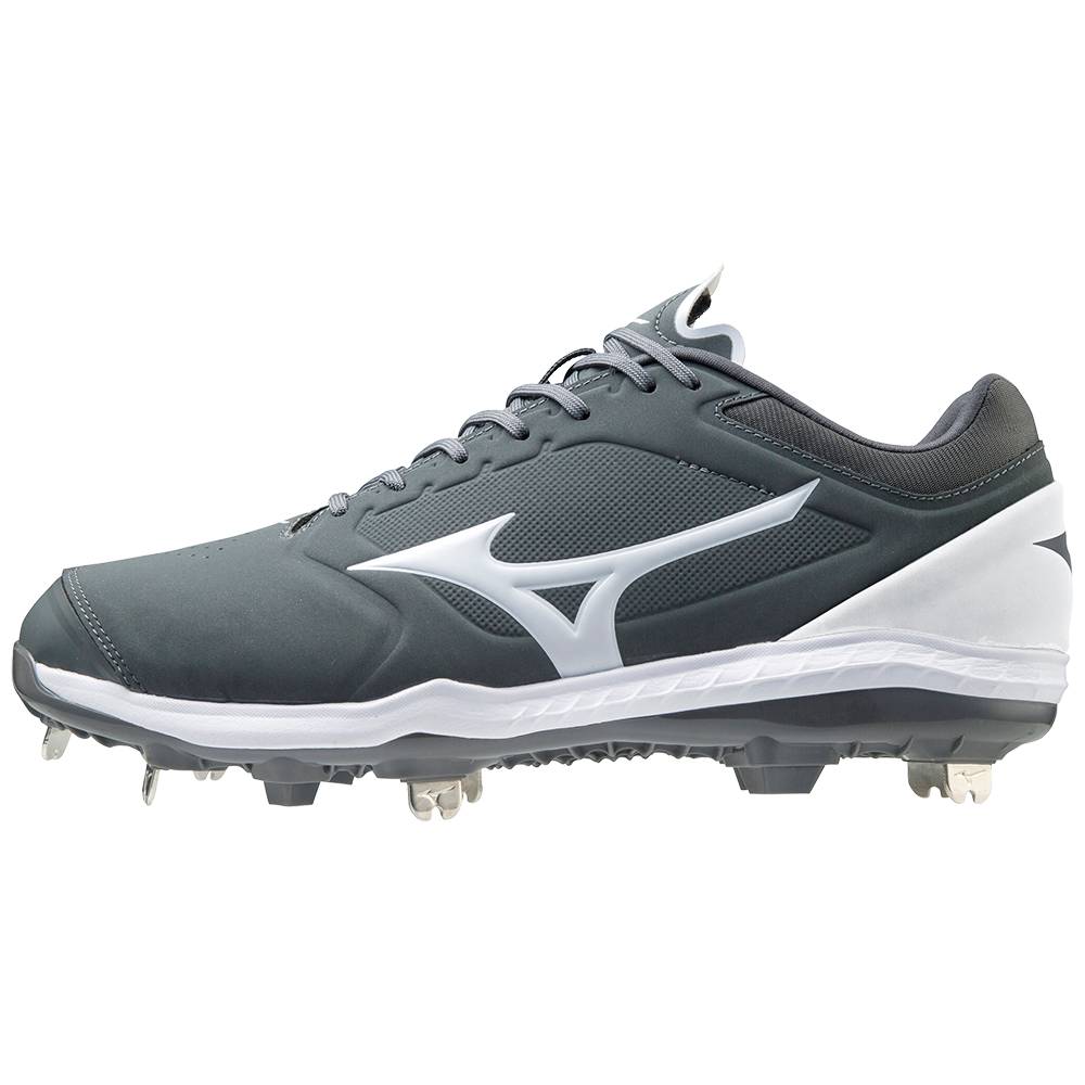 Tenis Para Softball Mizuno Sweep 5 Bajos Metal Para Mujer Grises/Blancos 3798156-IL